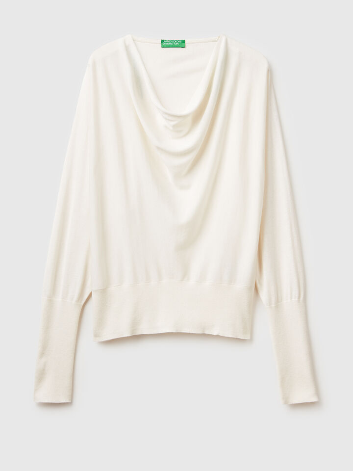 BOAT-NECK SWEAT.L/S Women image number 5